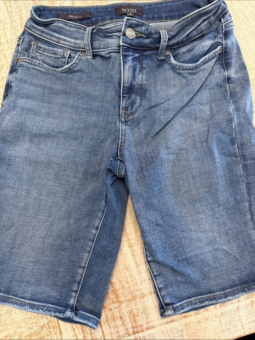 NYDJ Women’s Briella Blue Denim Jeans Shorts